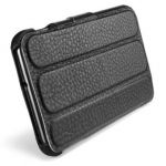 Чехол SGP Leather Case Leinwand Series Black for Samsung Galaxy Note